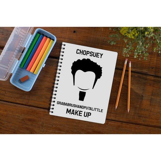 system of a down chopsuey notebook notepad diary buy online united states of america usa the banyan tee tbt unruled