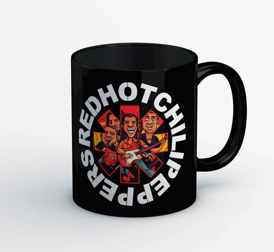 red hot chili peppers cool art mug coffee ceramic music band buy online usa united states of america the banyan tee tbt men women girls boys unisex