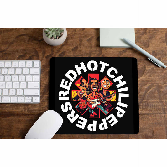red hot chili peppers cool art mousepad logitech large anime music band buy online united states of america usa the banyan tee tbt men women girls boys unisex