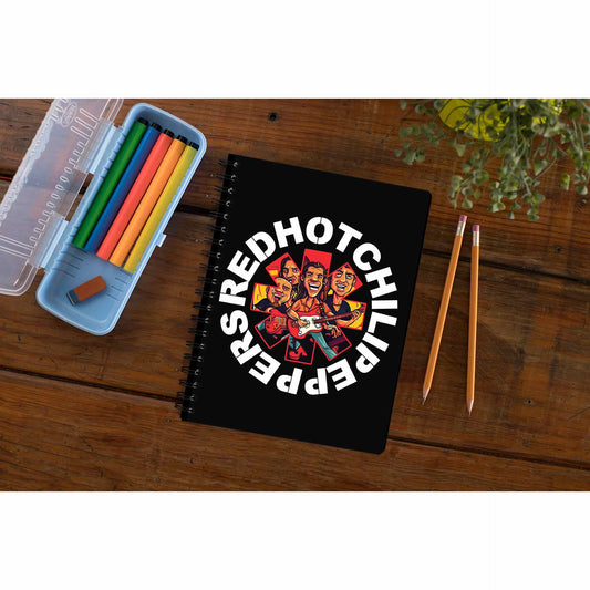 red hot chili peppers cool art notebook notepad diary buy online united states of america usa the banyan tee tbt unruled