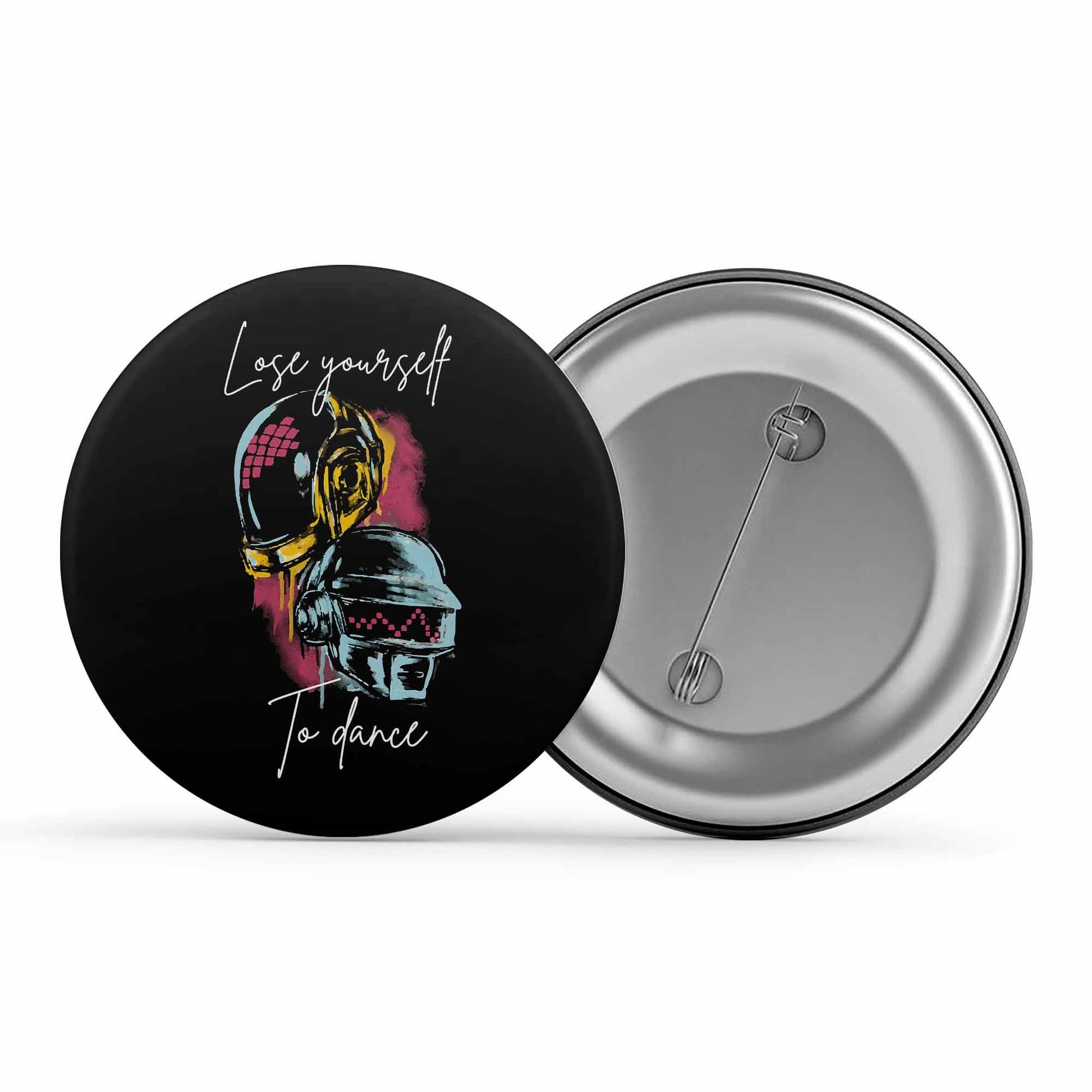 daft punk lose yourself to dance badge pin button music band buy online india the banyan tee tbt men women girls boys unisex