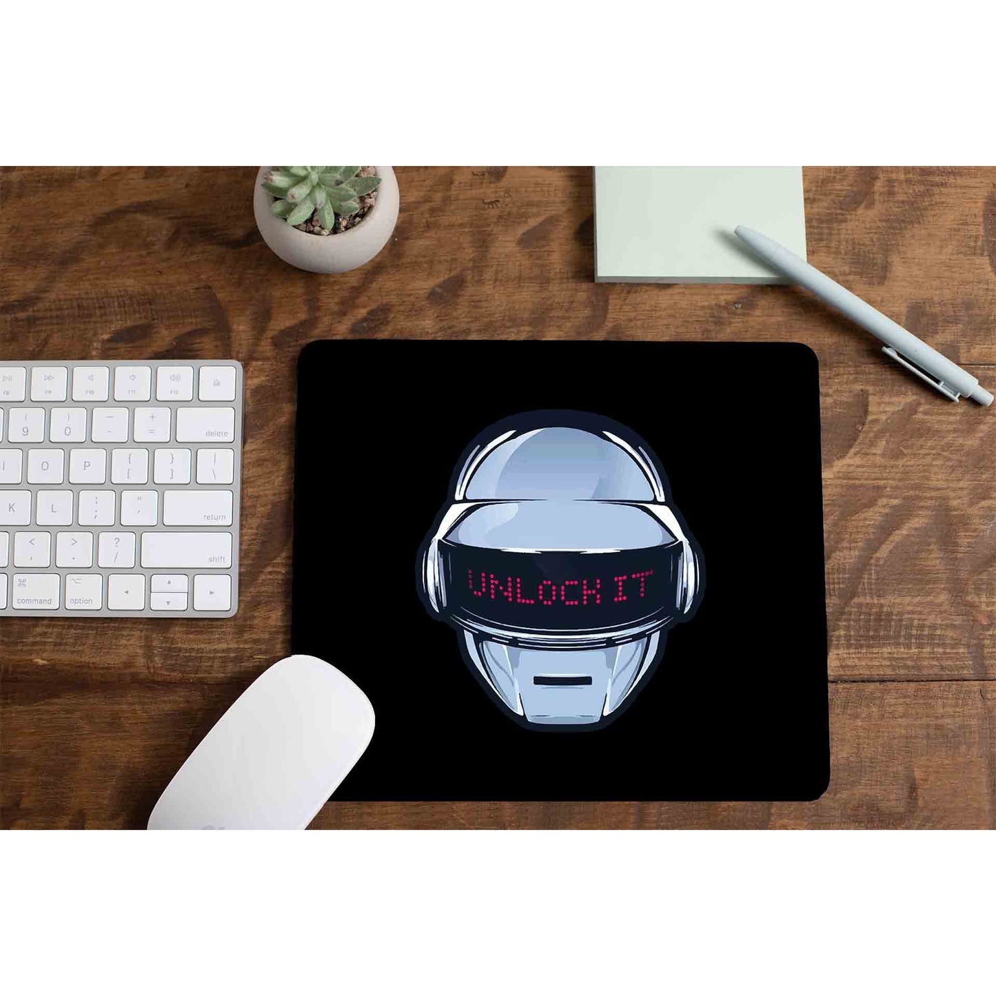 daft punk unlock it mousepad logitech large anime music band buy online united states of america usa the banyan tee tbt men women girls boys unisex