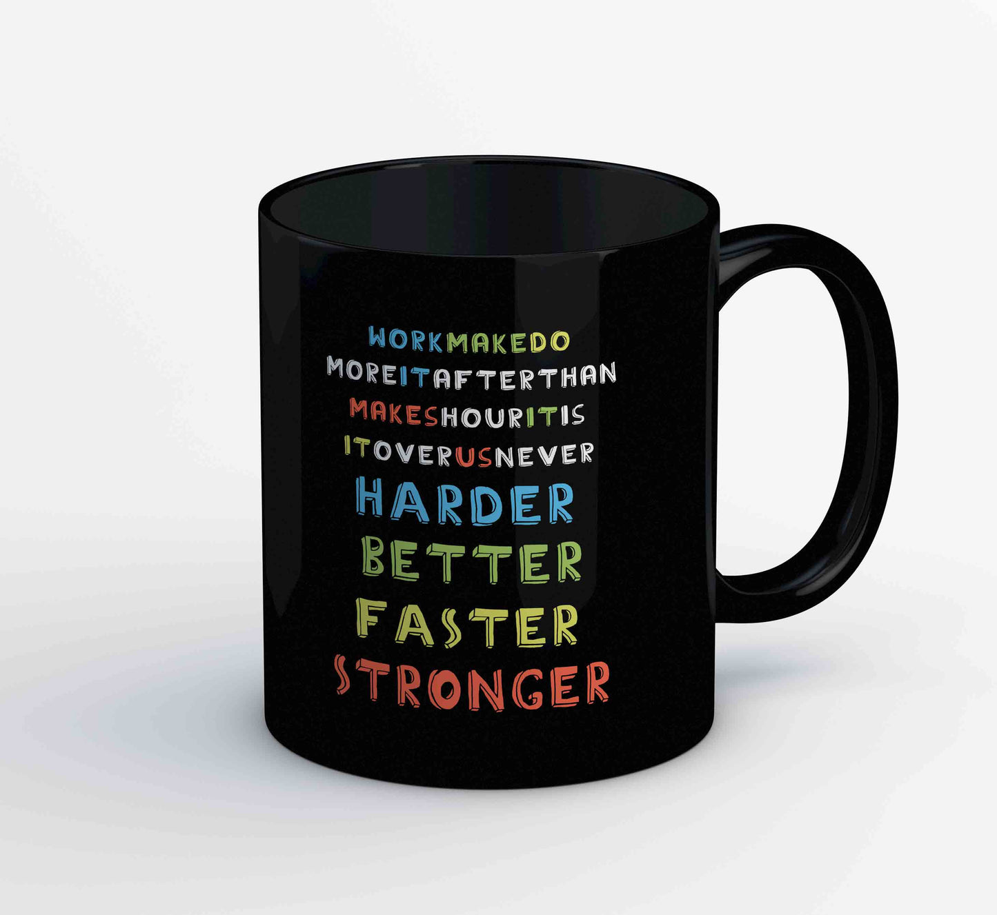 daft punk harder, better, faster, stronger mug coffee ceramic music band buy online usa united states of america the banyan tee tbt men women girls boys unisex  