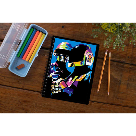 daft punk the duo notebook notepad diary buy online united states of america usa the banyan tee tbt unruled