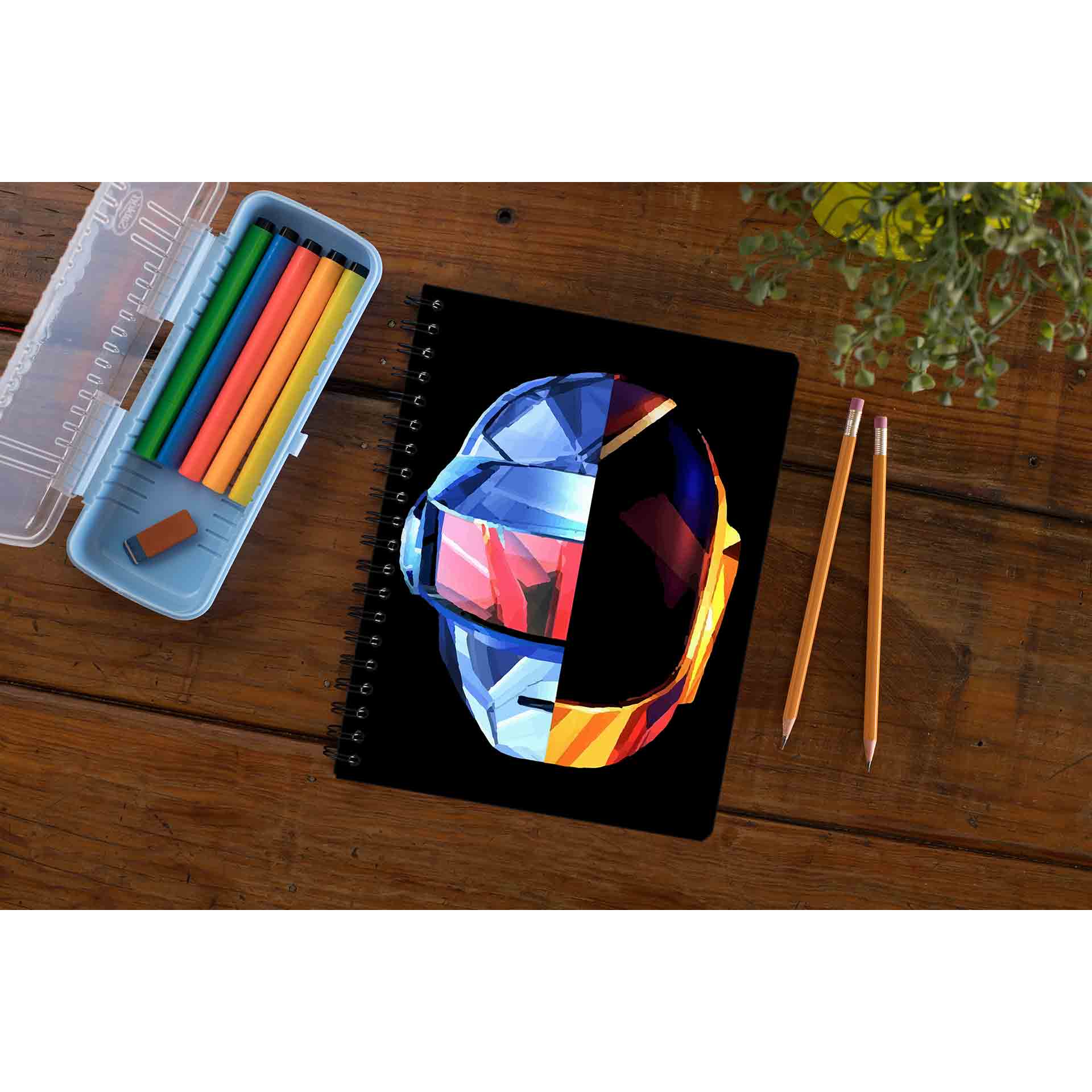 daft punk the punk helmets notebook notepad diary buy online united states of america usa the banyan tee tbt unruled