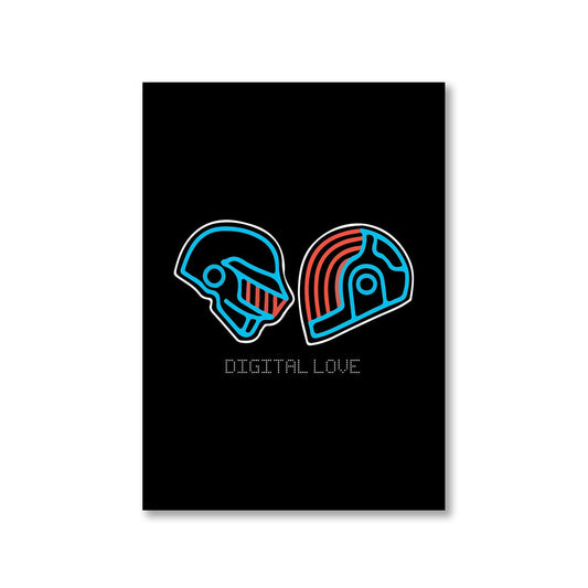 daft punk digital love poster wall art buy online united states of america usa the banyan tee tbt a4