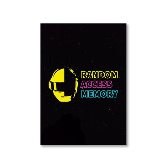 daft punk random access memory poster wall art buy online united states of america usa the banyan tee tbt a4