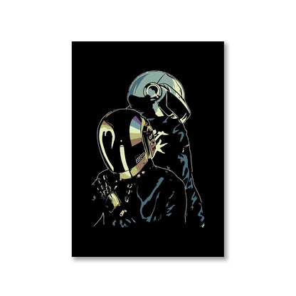 daft punk the duo poster wall art buy online united states of america usa the banyan tee tbt a4