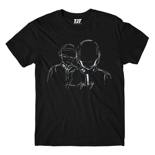 daft punk human after all t-shirt music band buy online usa united states the banyan tee tbt men women girls boys unisex black