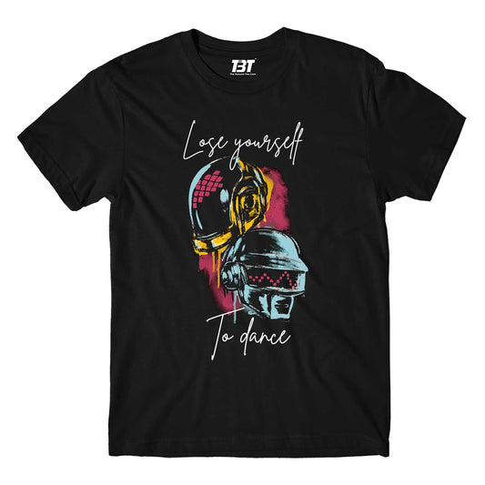 daft punk lose yourself to dance t-shirt music band buy online usa united states the banyan tee tbt men women girls boys unisex black