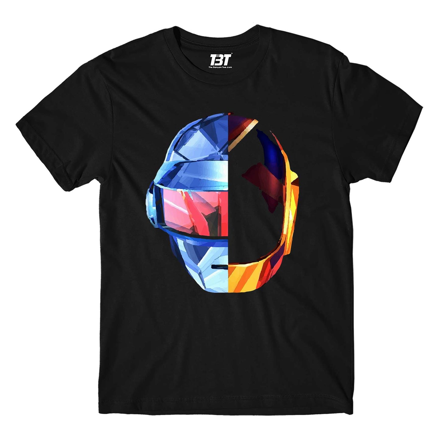 daft punk the punk helmets t-shirt music band buy online usa united states the banyan tee tbt men women girls boys unisex navy