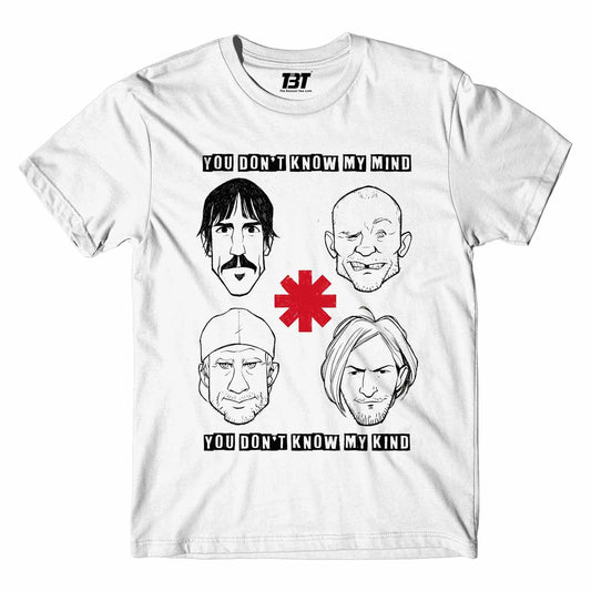 red hot chili peppers dark necessities t-shirt music band buy online usa united states the banyan tee tbt men women girls boys unisex white