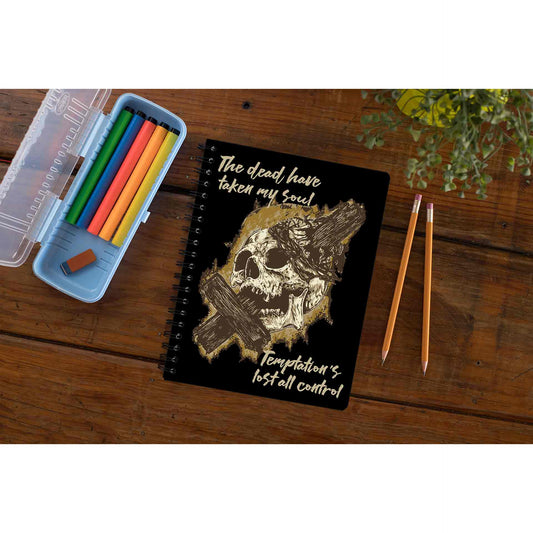 slayer dead skin mask notebook notepad diary buy online united states of america usa the banyan tee tbt unruled