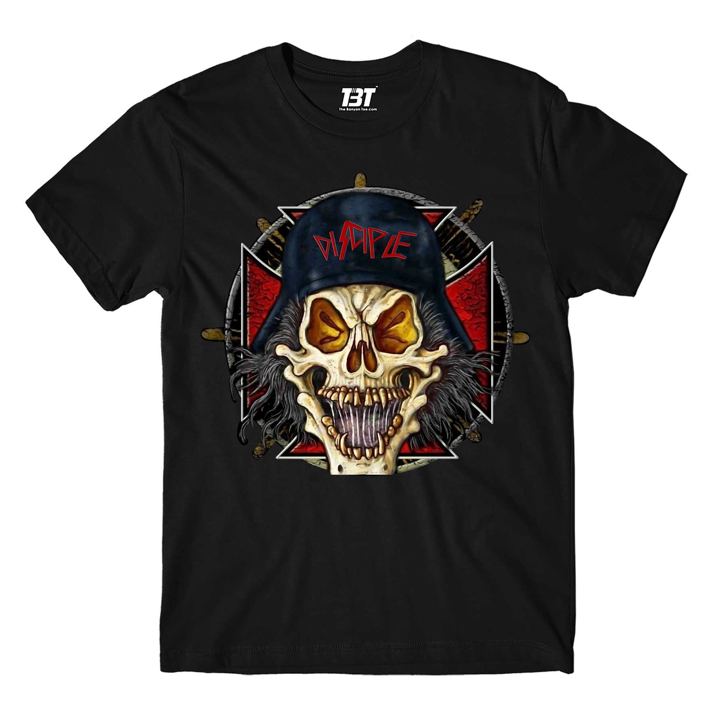 slayer disciple t-shirt music band buy online usa united states the banyan tee tbt men women girls boys unisex black