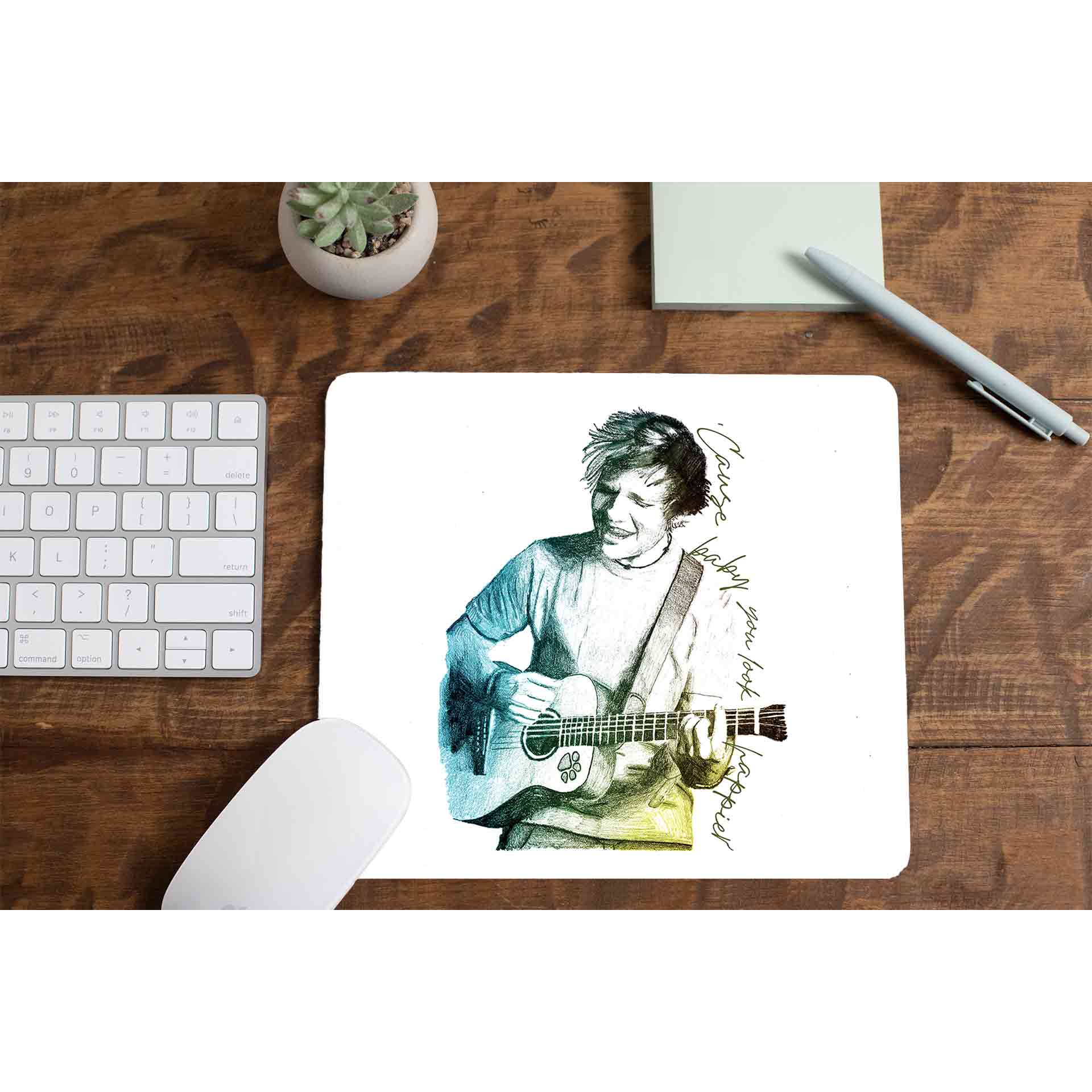 ed sheeran happier mousepad logitech large anime music band buy online united states of america usa the banyan tee tbt men women girls boys unisex