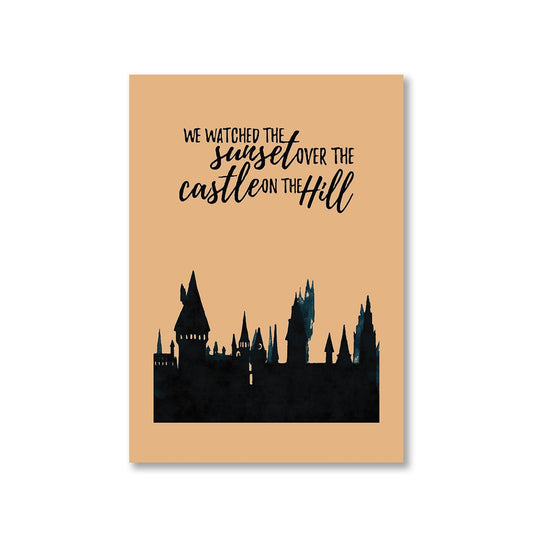 ed sheeran castle on the hill poster wall art buy online united states of america usa the banyan tee tbt a4