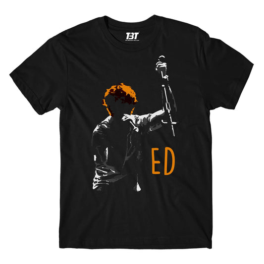 ed sheeran ed silhouette t-shirt music band buy online usa united states the banyan tee tbt men women girls boys unisex black