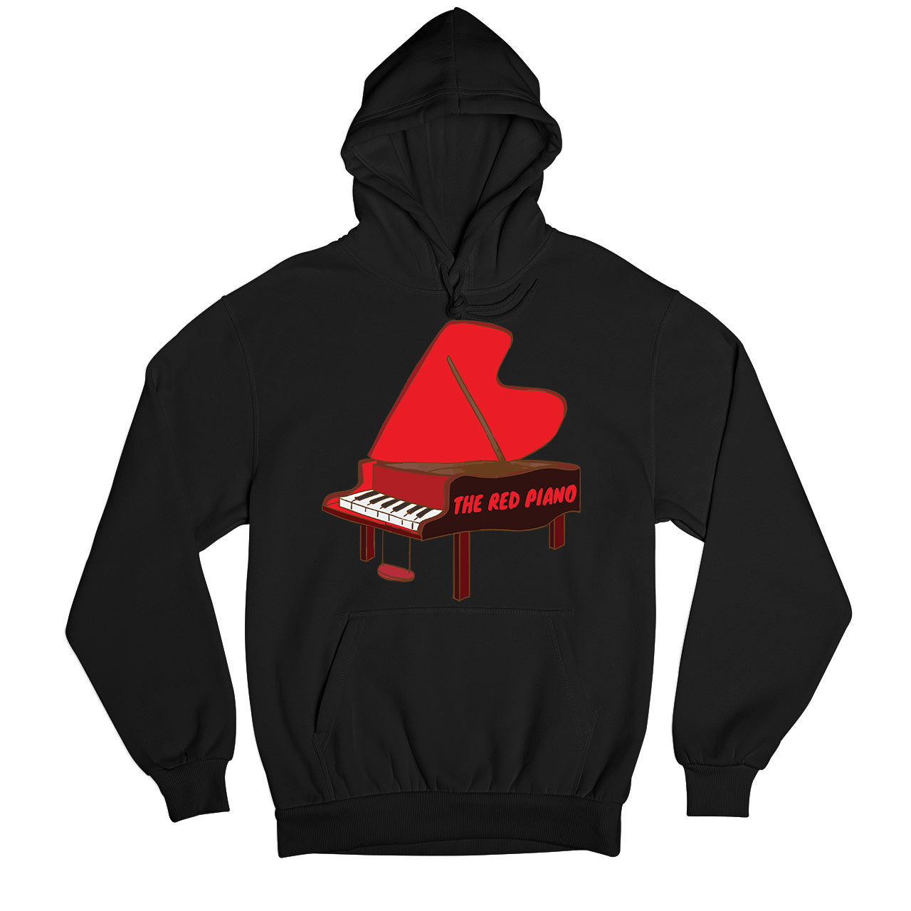 elton john the red piano hoodie hooded sweatshirt winterwear music band buy online usa united states of america the banyan tee tbt men women girls boys unisex black