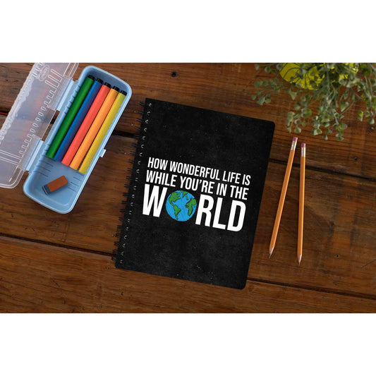 elton john your song notebook notepad diary buy online united states of america usa the banyan tee tbt unruled how wonderful life is while you're in the world