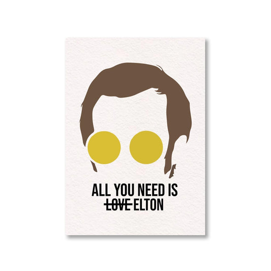 elton john all you need is elton poster wall art buy online united states of america usa the banyan tee tbt a4