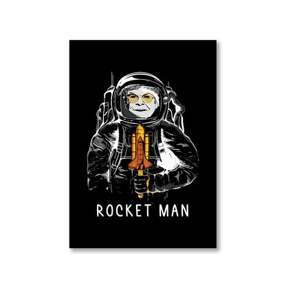 elton john rocket man poster wall art buy online united states of america usa the banyan tee tbt a4