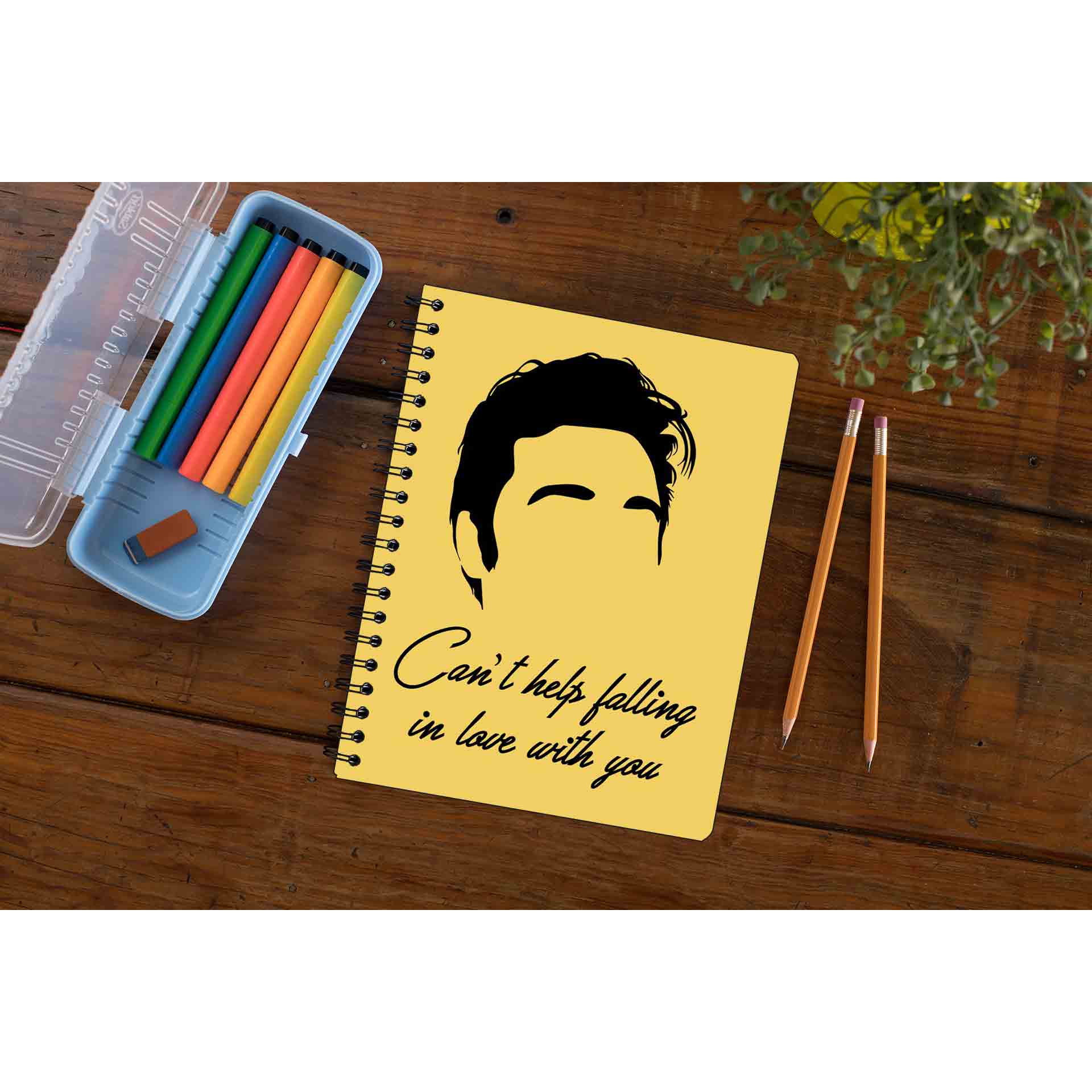 elvis presley can't help falling in love with you notebook notepad diary buy online united states of america usa the banyan tee tbt unruled