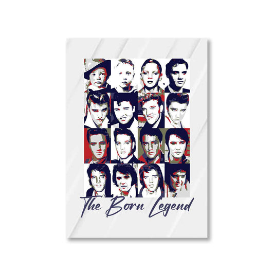 elvis presley the born legend poster wall art buy online united states of america usa the banyan tee tbt a4