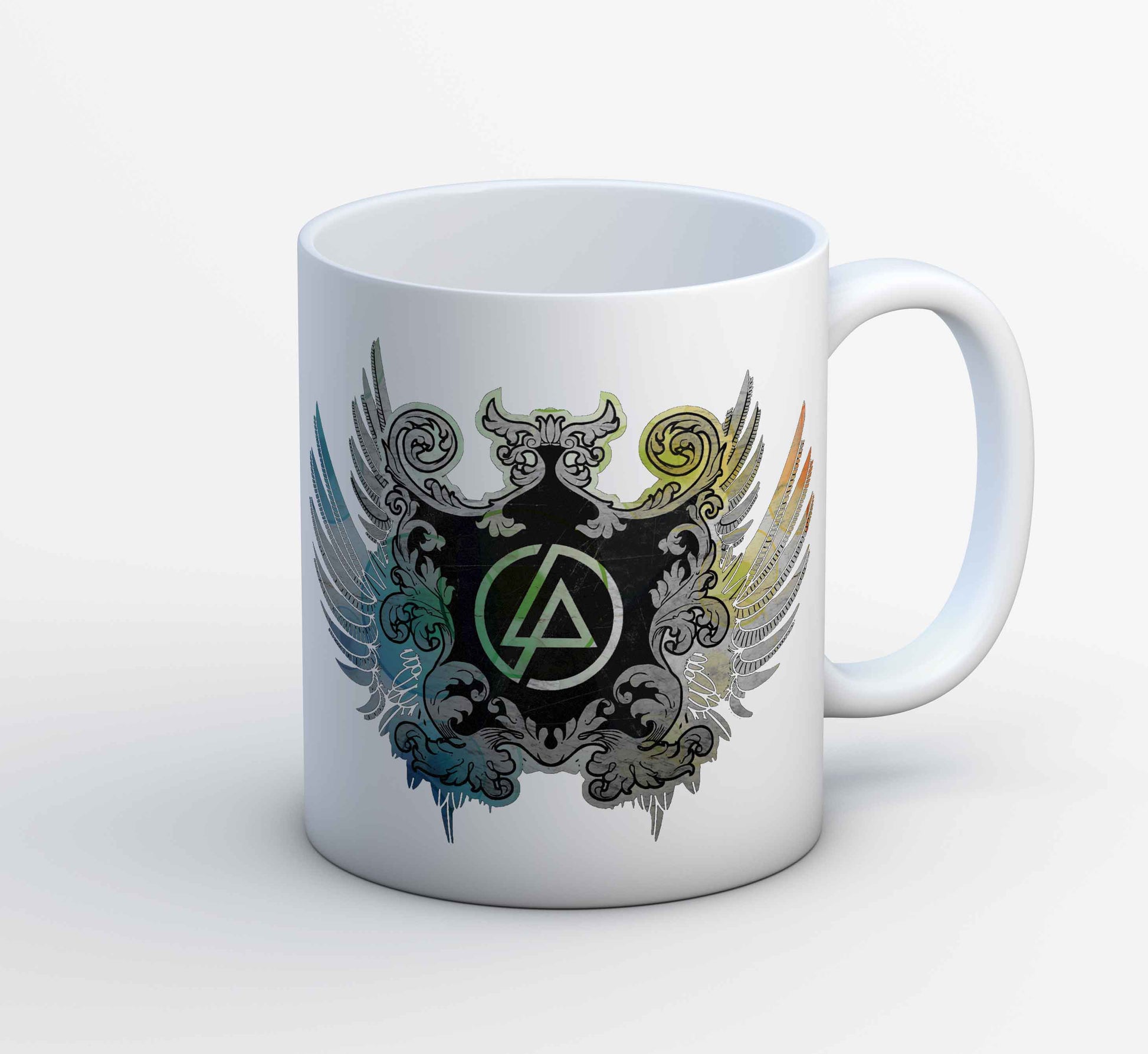 linkin park emblem mug coffee ceramic music band buy online usa united states of america the banyan tee tbt men women girls boys unisex