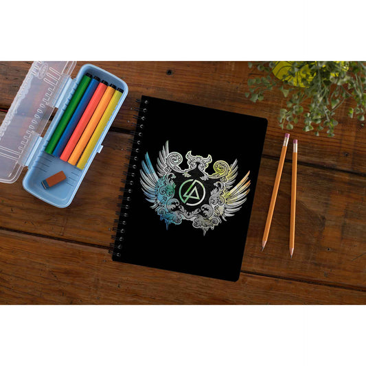 linkin park emblem notebook notepad diary buy online united states of america usa the banyan tee tbt unruled
