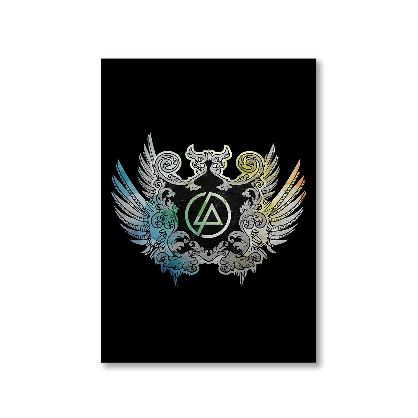 linkin park emblem poster wall art buy online united states of america usa the banyan tee tbt a4