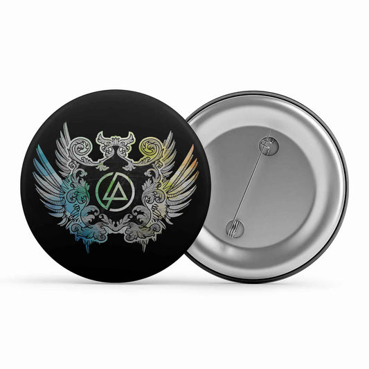 linkin park emblem badge pin button music band buy online united states of america usa the banyan tee tbt men women girls boys unisex