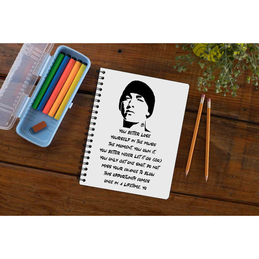 eminem lose yourself notebook notepad diary buy online united states of america usa the banyan tee tbt unruled