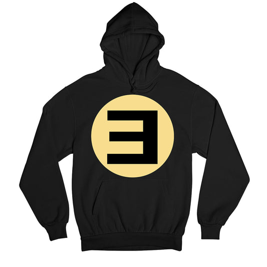 eminem e hoodie hooded sweatshirt winterwear music band buy online usa united states of america the banyan tee tbt men women girls boys unisex black icon