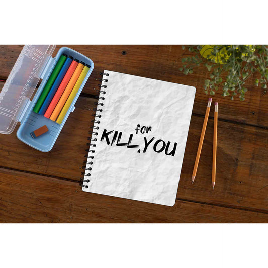 eminem kill for you notebook notepad diary buy online united states of america usa the banyan tee tbt unruled