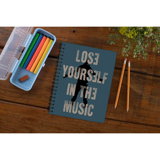 eminem lose yourself for the music notebook notepad diary buy online united states of america usa the banyan tee tbt unruled