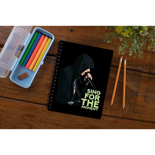 eminem sing for the moment notebook notepad diary buy online united states of america usa the banyan tee tbt unruled