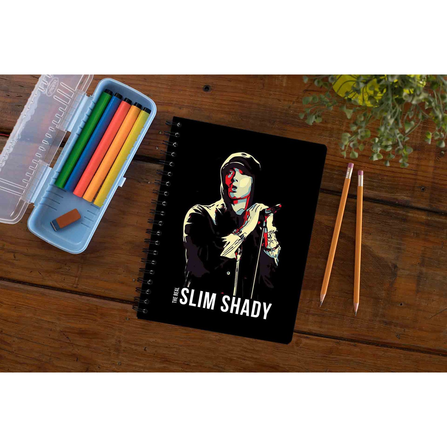 eminem the real slim shady notebook notepad diary buy online united states of america usa the banyan tee tbt unruled