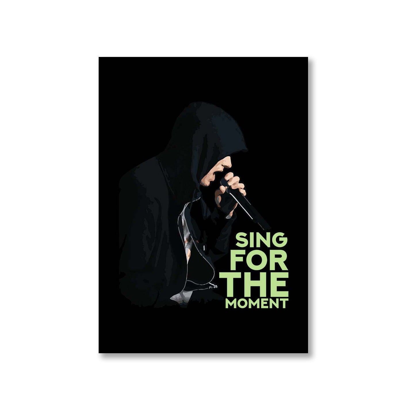 eminem sing for the moment poster wall art buy online united states of america usa the banyan tee tbt a4