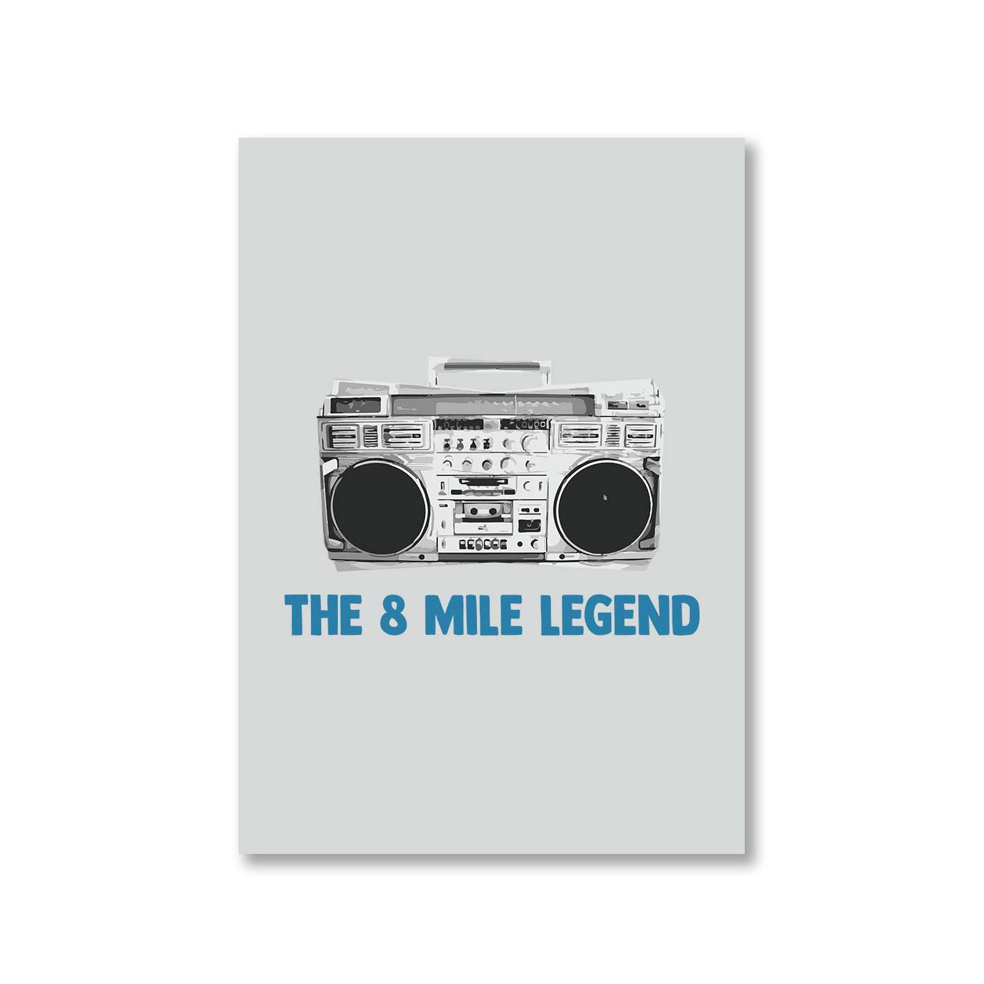 eminem the 8 mile legend poster wall art buy online united states of america usa the banyan tee tbt a4