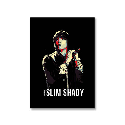 eminem the real slim shady poster wall art buy online united states of america usa the banyan tee tbt a4