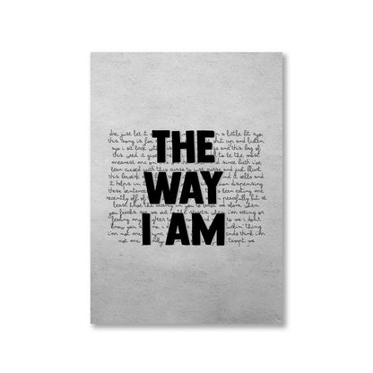 eminem the way i am poster wall art buy online united states of america usa the banyan tee tbt a4