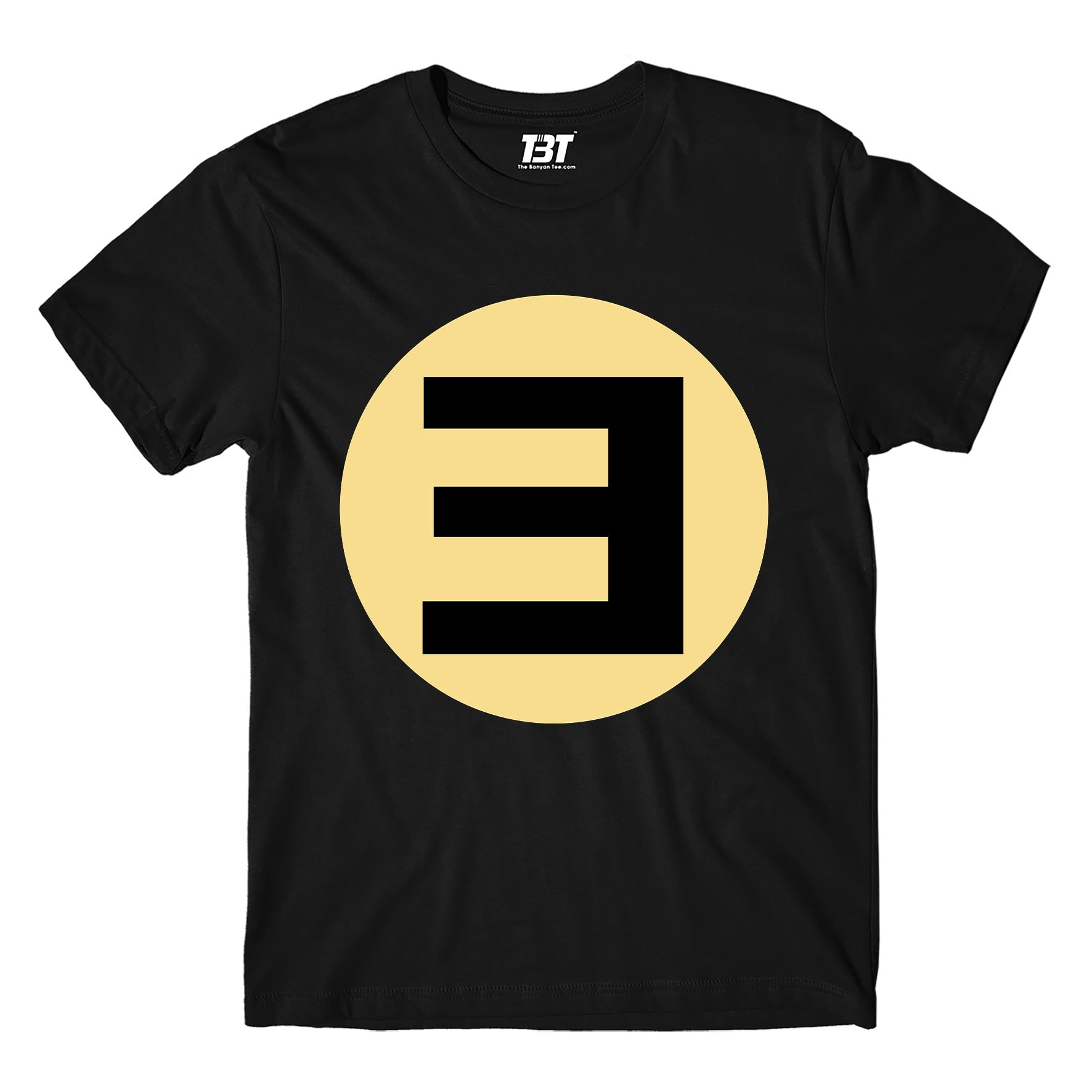 eminem e t-shirt music band buy online usa united states the banyan tee tbt men women girls boys unisex black icon