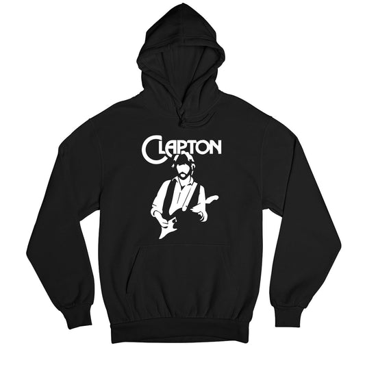 eric clapton clapton hoodie hooded sweatshirt winterwear music band buy online usa united states of america the banyan tee tbt men women girls boys unisex black