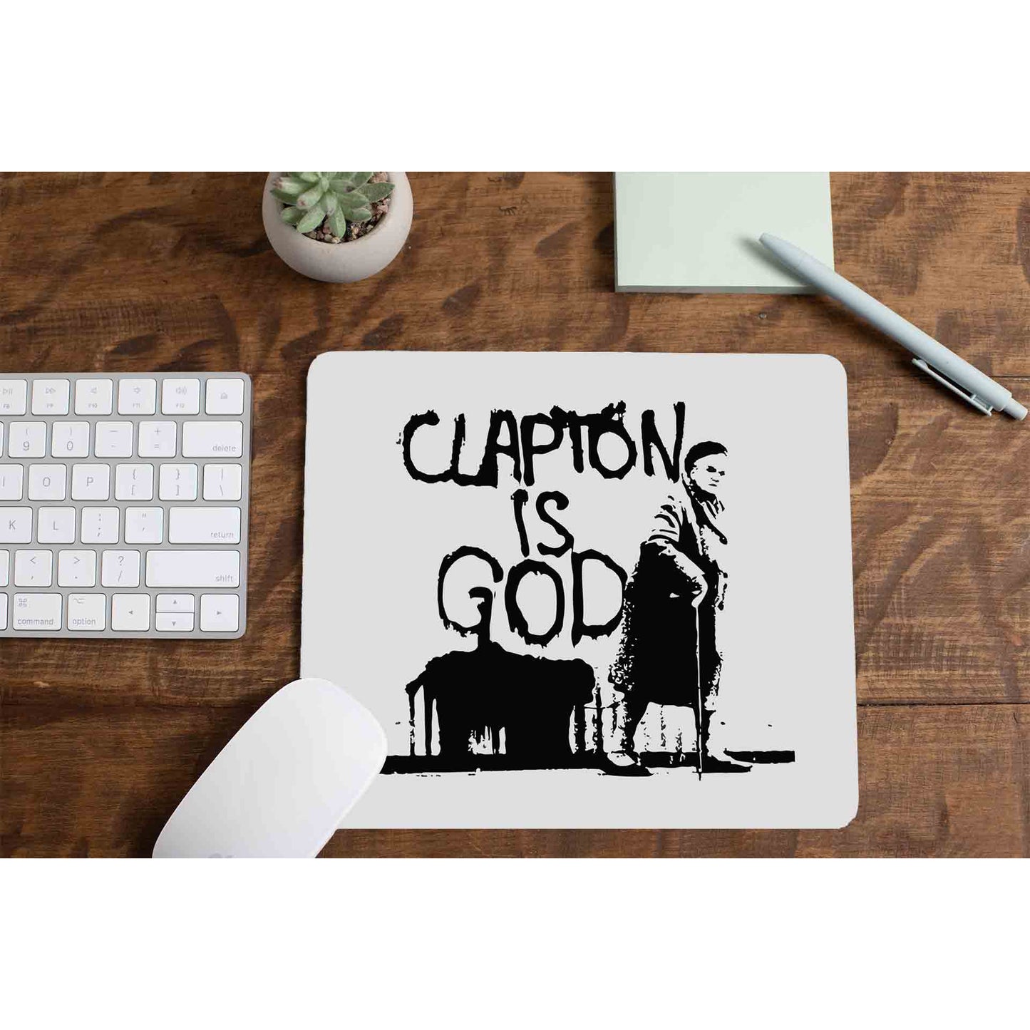 eric clapton clapton is god mousepad logitech large anime music band buy online united states of america usa the banyan tee tbt men women girls boys unisex