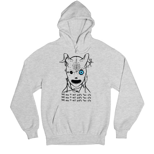 slipknot eyeless hoodie hooded sweatshirt winterwear music band buy online usa united states of america the banyan tee tbt men women girls boys unisex gray