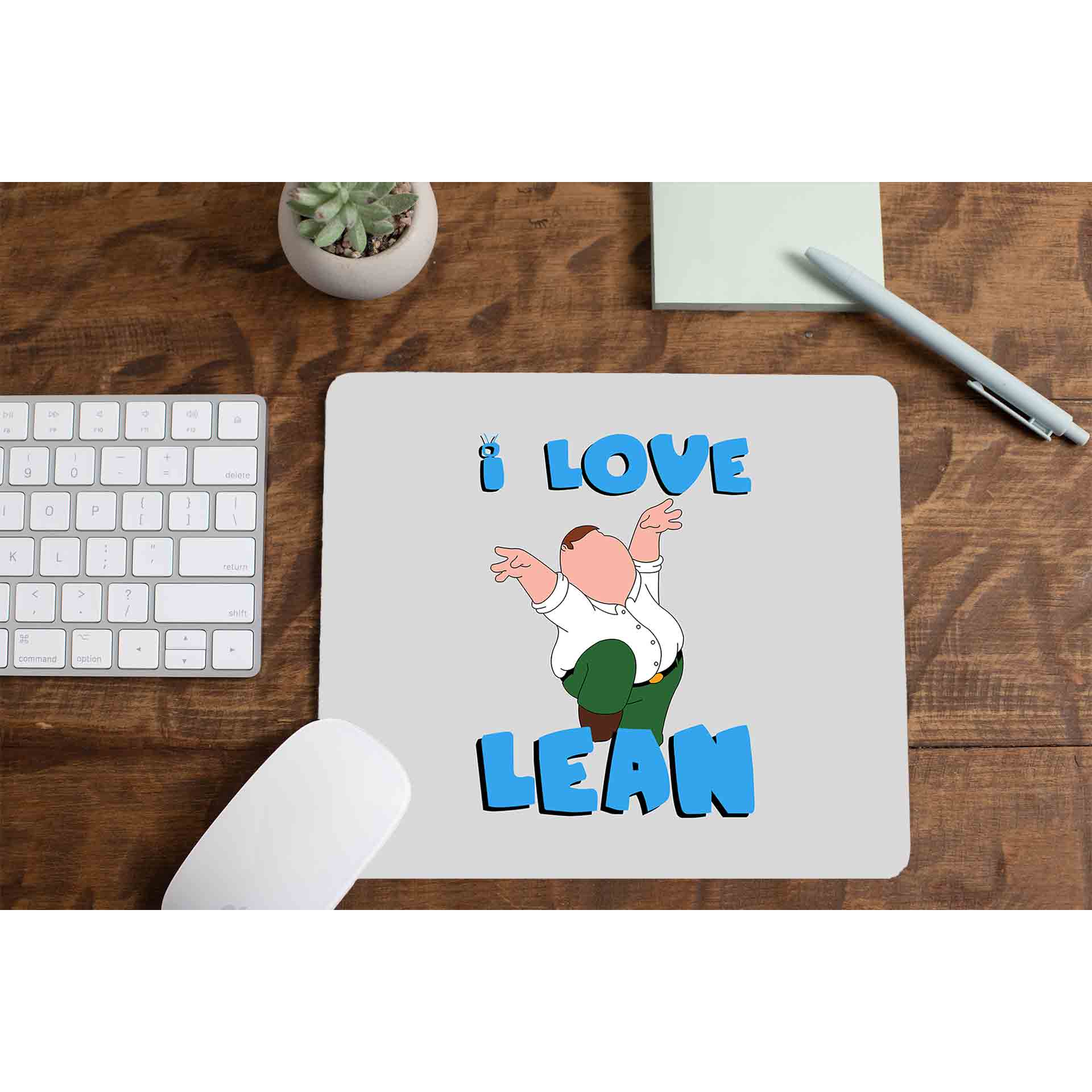 family guy i love lean mousepad logitech large anime tv & movies buy online united states of america usa the banyan tee tbt men women girls boys unisex  - peter griffin