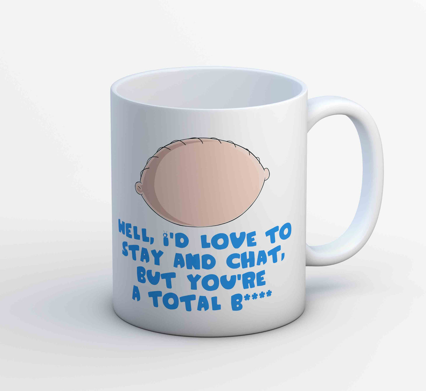 family guy stay and chat mug coffee ceramic tv & movies buy online usa united states of america the banyan tee tbt men women girls boys unisex  - stewie griffin dialogue