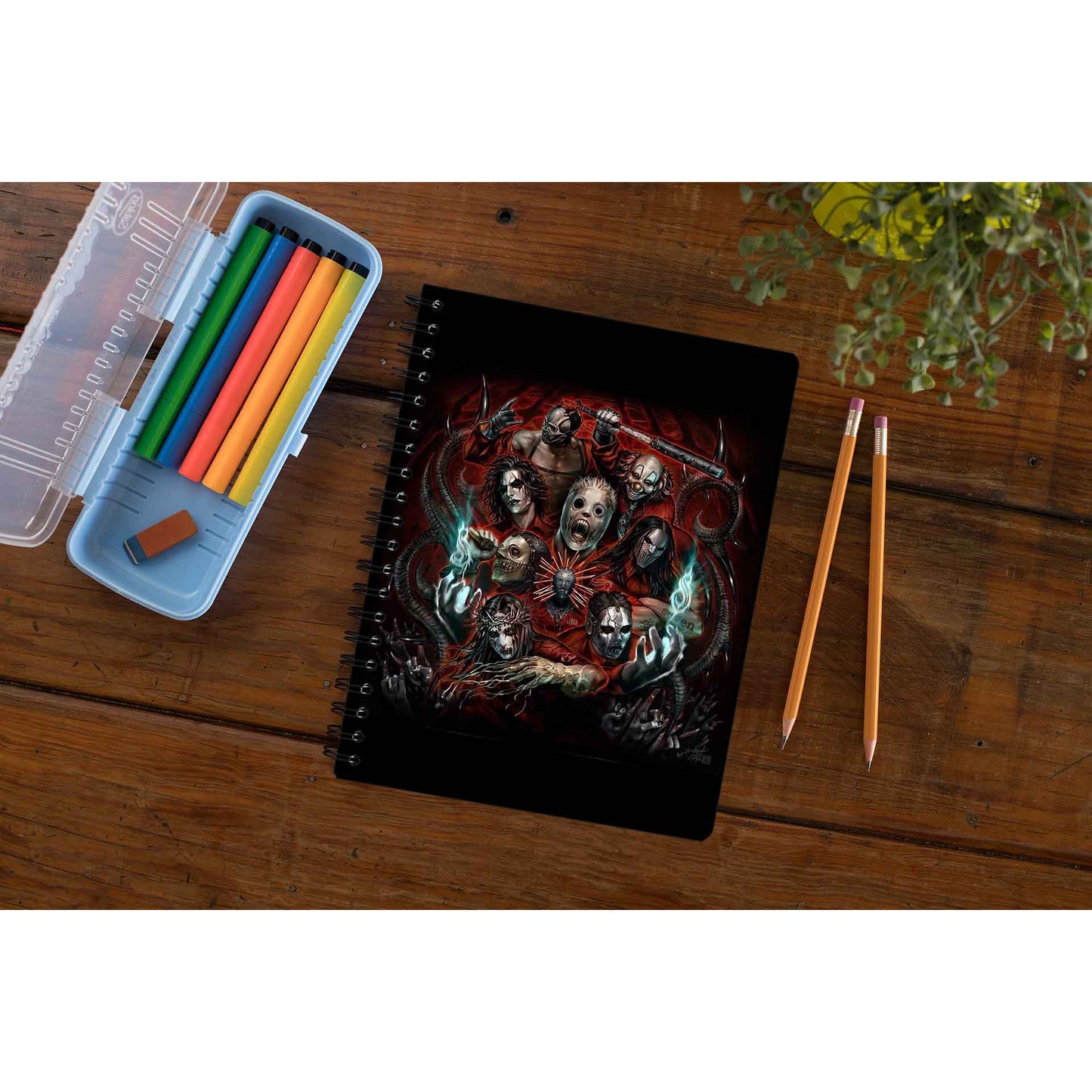 slipknot fan art notebook notepad diary buy online united states of america usa the banyan tee tbt unruled