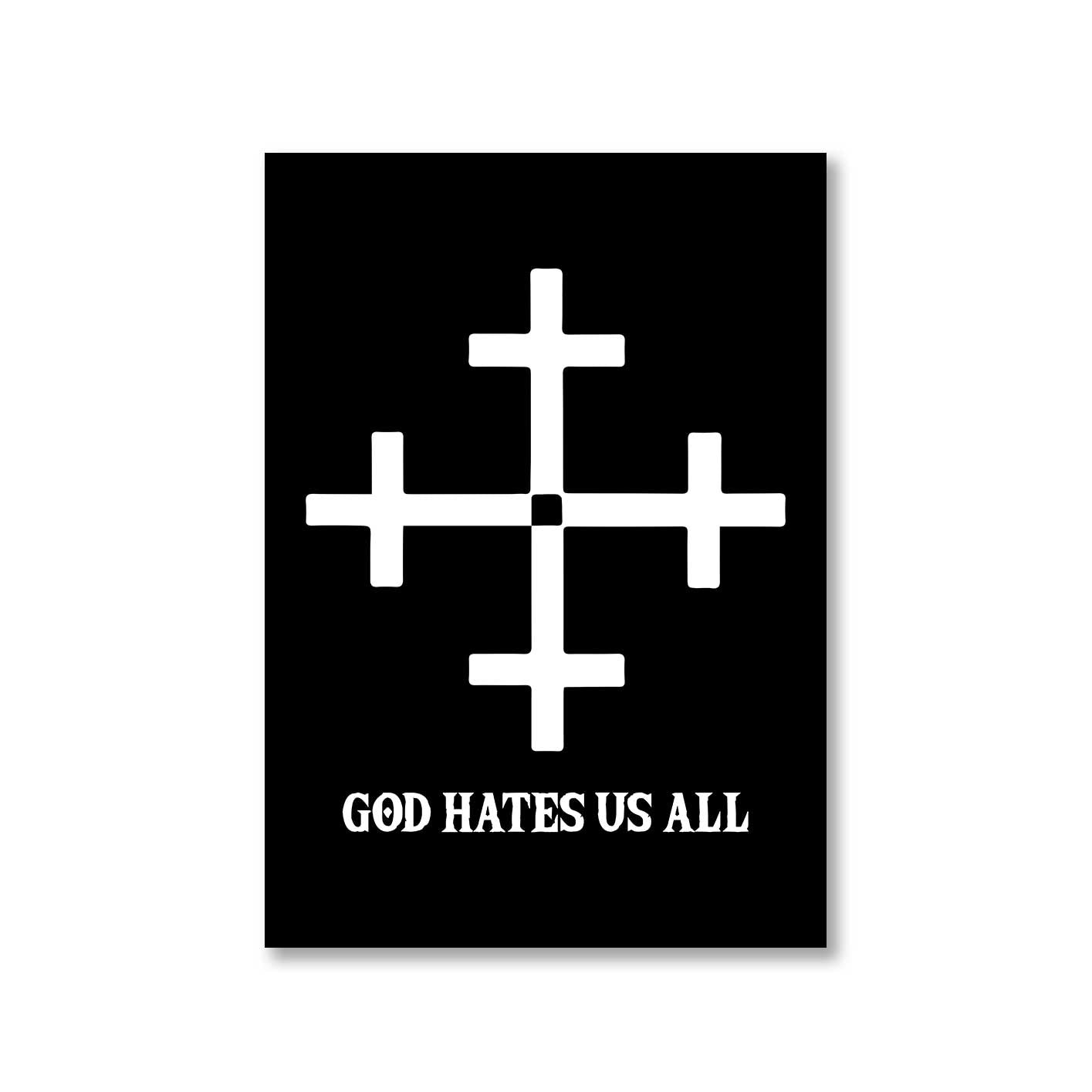 slayer god hates us all poster wall art buy online united states of america usa the banyan tee tbt a4