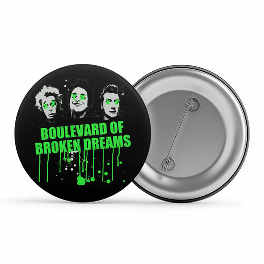 green day boulevard of broken dreams badge pin button music band buy online united states of america usa the banyan tee tbt men women girls boys unisex